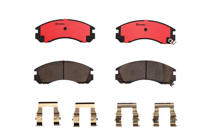 BREMBO P54017N Brembo P54017N Premium Ceramic Front Disc Brake Pad Set CHANGFENG/CITROËN/MITSUBISHI/MITSUBISHI (BJC)/PEUGEOT OE# 4605A730