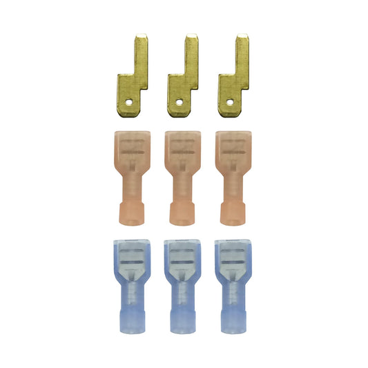 WIRTHCO 30100 Battery Doctor 30100 Fuse Tap Kit for Vacant Energized ATM Mini Fuse Block Slots, 3 Taps and 6 Slip-On Terminals (30100)