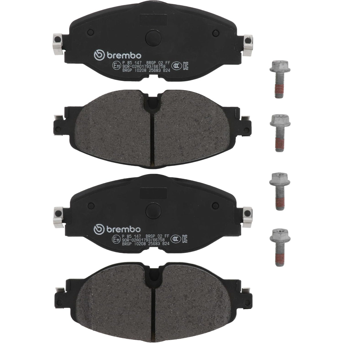 BREMBO P85147 Brembo P85147 Low-Met Front Disc Brake Pad Set AUDI/VW OE# 2K5698151A