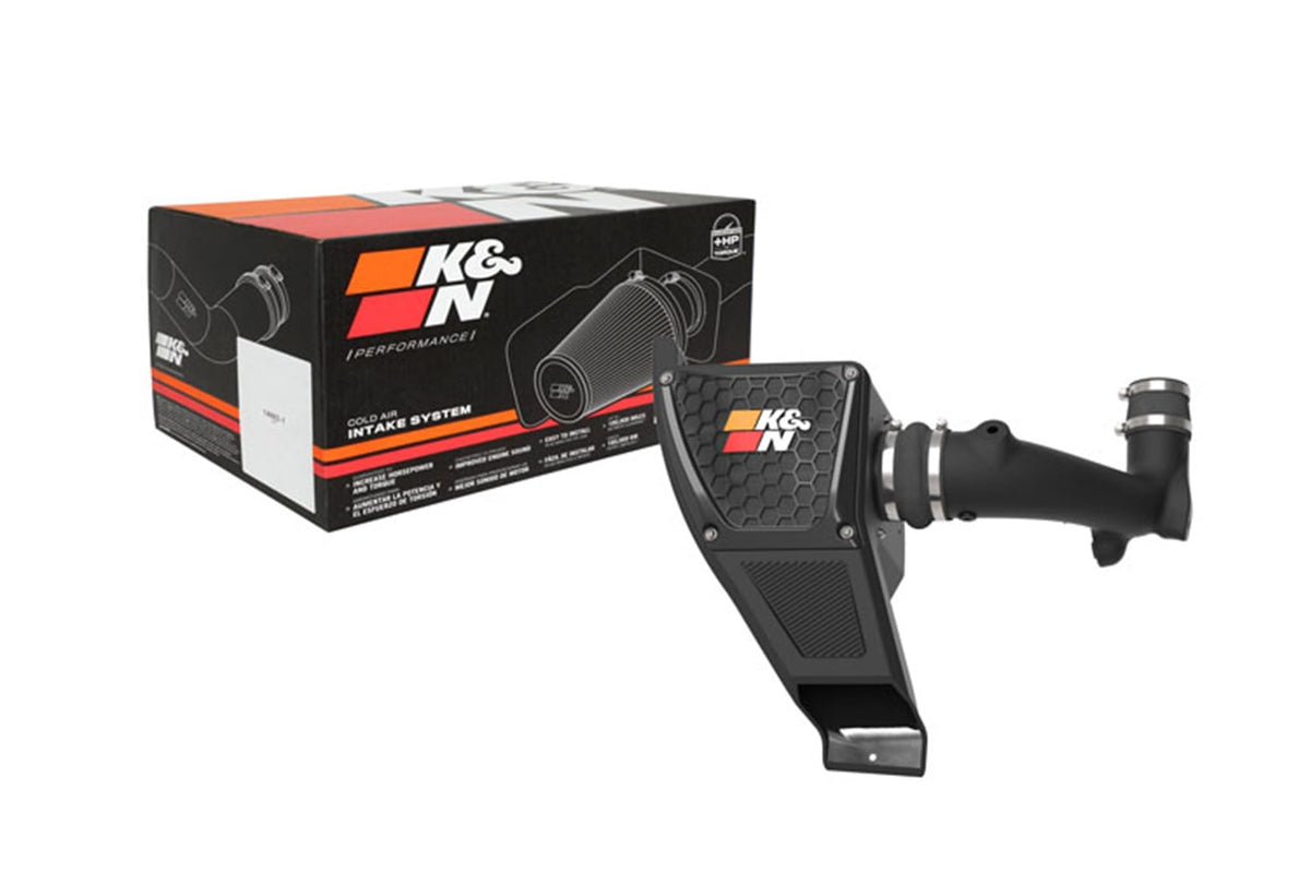 K&N FILTER 63-2620 K&N Cold Air Intake System: High-Flow Air Filter, Increase Performance & Towing: Compatible with 2021-2024 FORD: Bronco, 63-2620