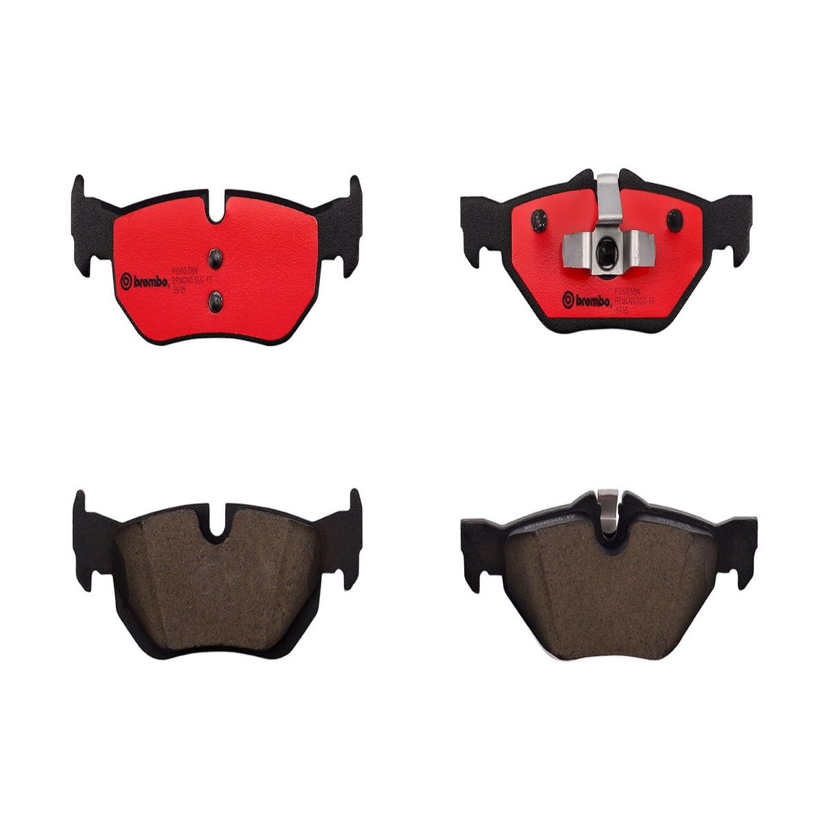 BREMBO P06038N Brembo P06038N Premium Ceramic Rear Disc Brake Pad Set BMW/BMW (BRILLIANCE) OE# 34216790761