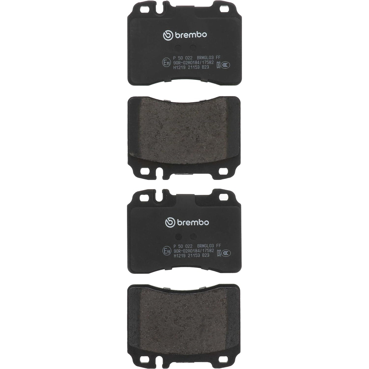 BREMBO P50022 Brembo P50022 Low-Met Front Disc Brake Pad Set MERCEDES-BENZ OE# A0054200120