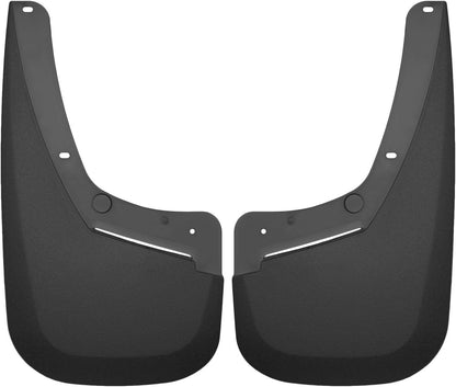 Husky Liners 58291 Husky Liners Custom Mud Guards – Fits 2020-2026 GMC Sierra 2500 & 3500 HD Dually – Front Set, 2-pc Black - 58291
