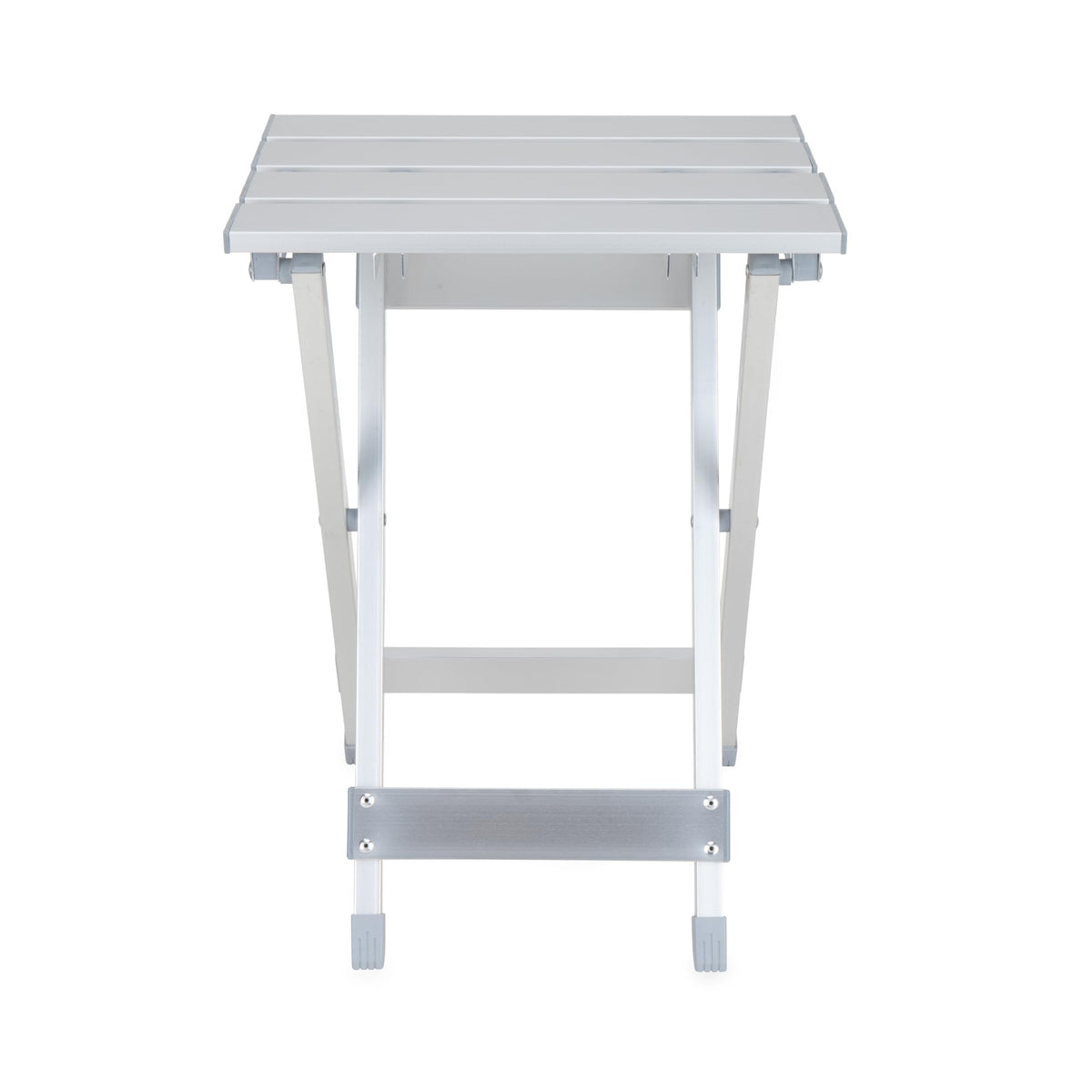 CAMCO 51890 Camco Aluminum Fold-Away Outdoor Side Table for Campsites, Small, 51890