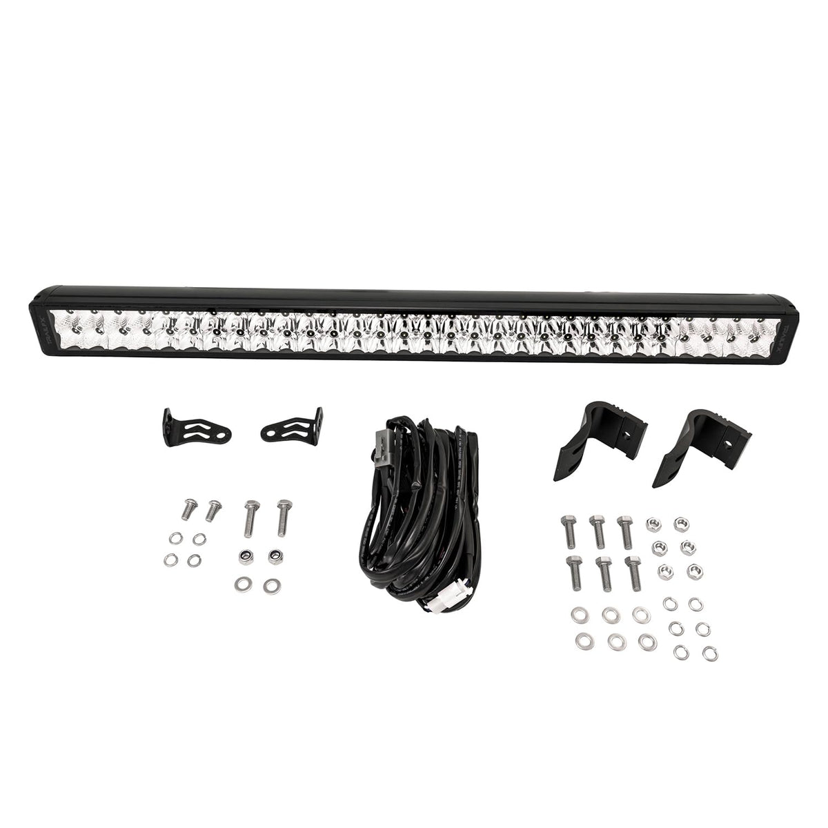 TRAILFX 30DRCM TrailFX 30DRCM Light Bar 30 Inch Dual Row LED 180W Comb Spot and Flood Light 16200 Raw Lumens Black Aluminum Housing IP67 with Brackets and Installation Hardware