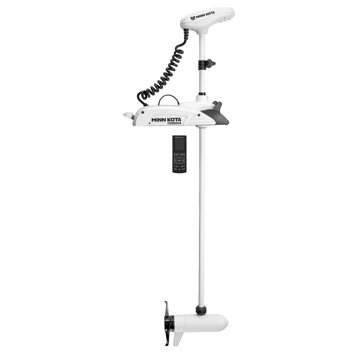 MINN KOTA 1363786 Minn Kota Riptide Terrova Bow-Mount Electric Trolling Motor with GPS, Spot-Lock – 80 Lb. Thrust, 60 In. Shaft, Saltwater