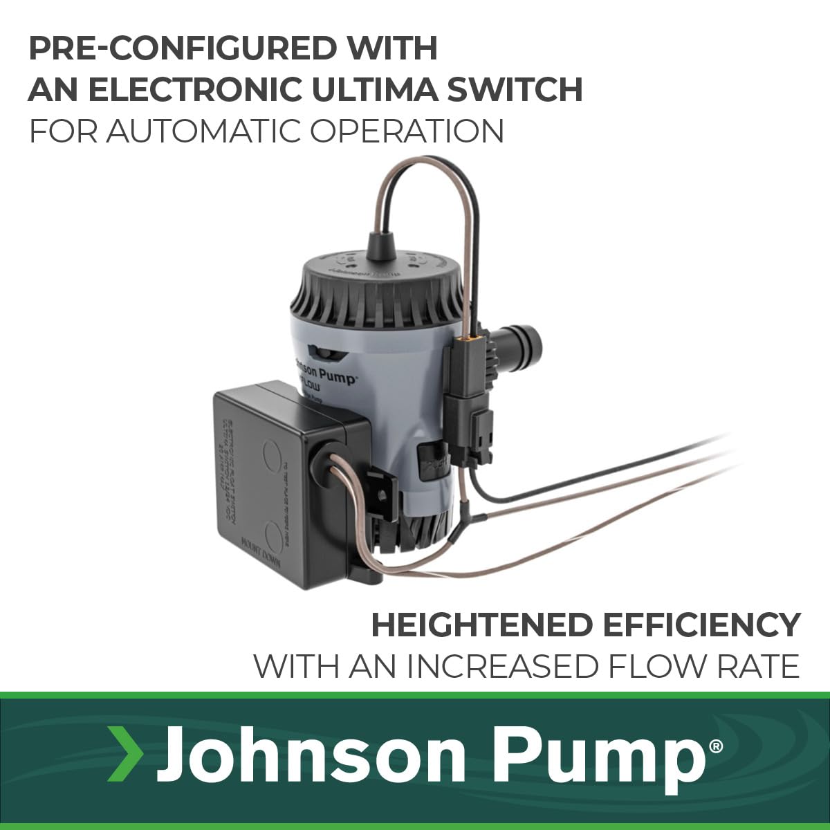 JOHNSON PUMP 10-13636-01 Johnson Pump 10-13636-01 Aqua Void Ultima Combo - 12V, 800 GPH