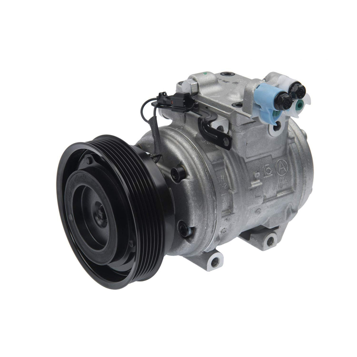 MANDO 10A1055 Mando 10A1055 AC Compressor with Clutch Original Equipment (Pre-filled Oil)