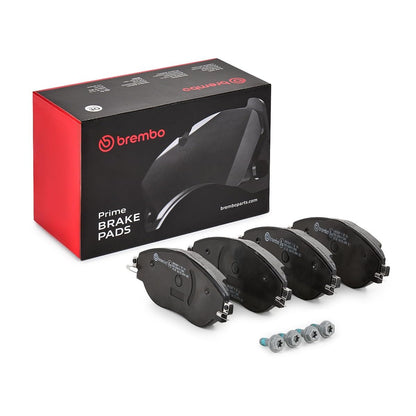 Brembo P85166 Low-Met Front Disc Brake Pad Set AUDI OE#