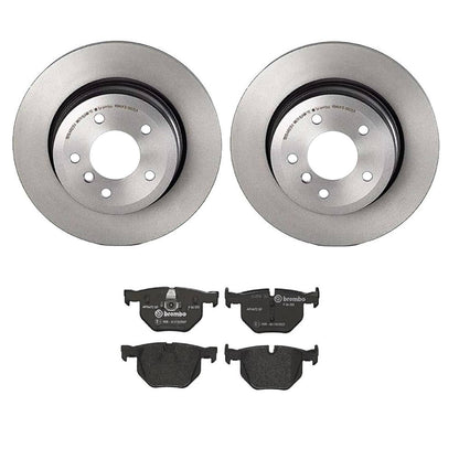 BREMBO KT04406 Brembo KT Series Premium Brake Kit (KT04406) for BMW 525xi/528xi/530xi/535xi 2006–2010 | High-Performance Brake Pads & Rotors | Direct OE Replacement