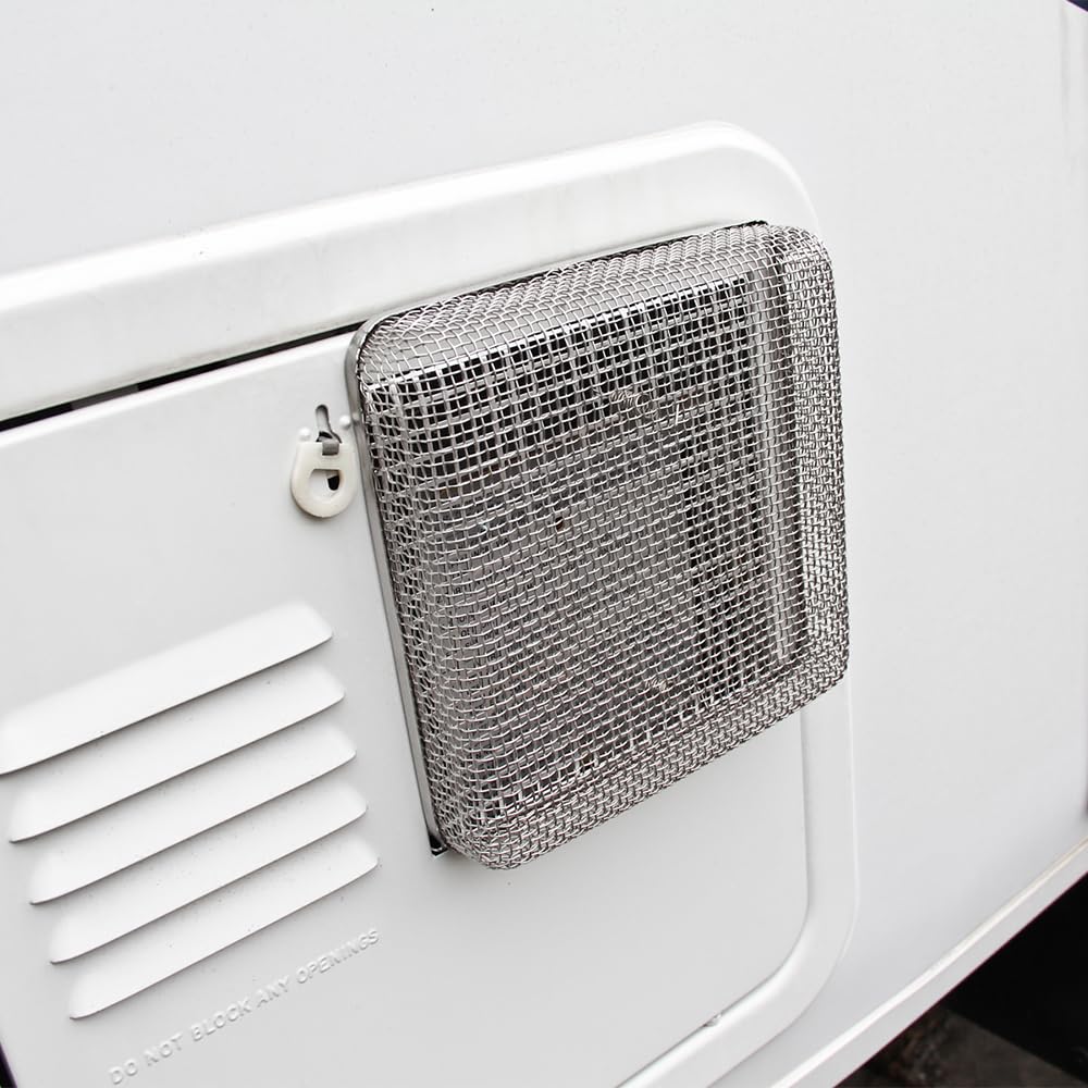 CAMCO 42151 Camco 42151 Flying Insect Water Heater Screen - WH 400,6.75" X 6.75" X 1.3", Gray