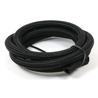 SPEEDFX 5350420 Speedfx 5350420 BLK NYLON SS BRD HOSE -4AN X 20'