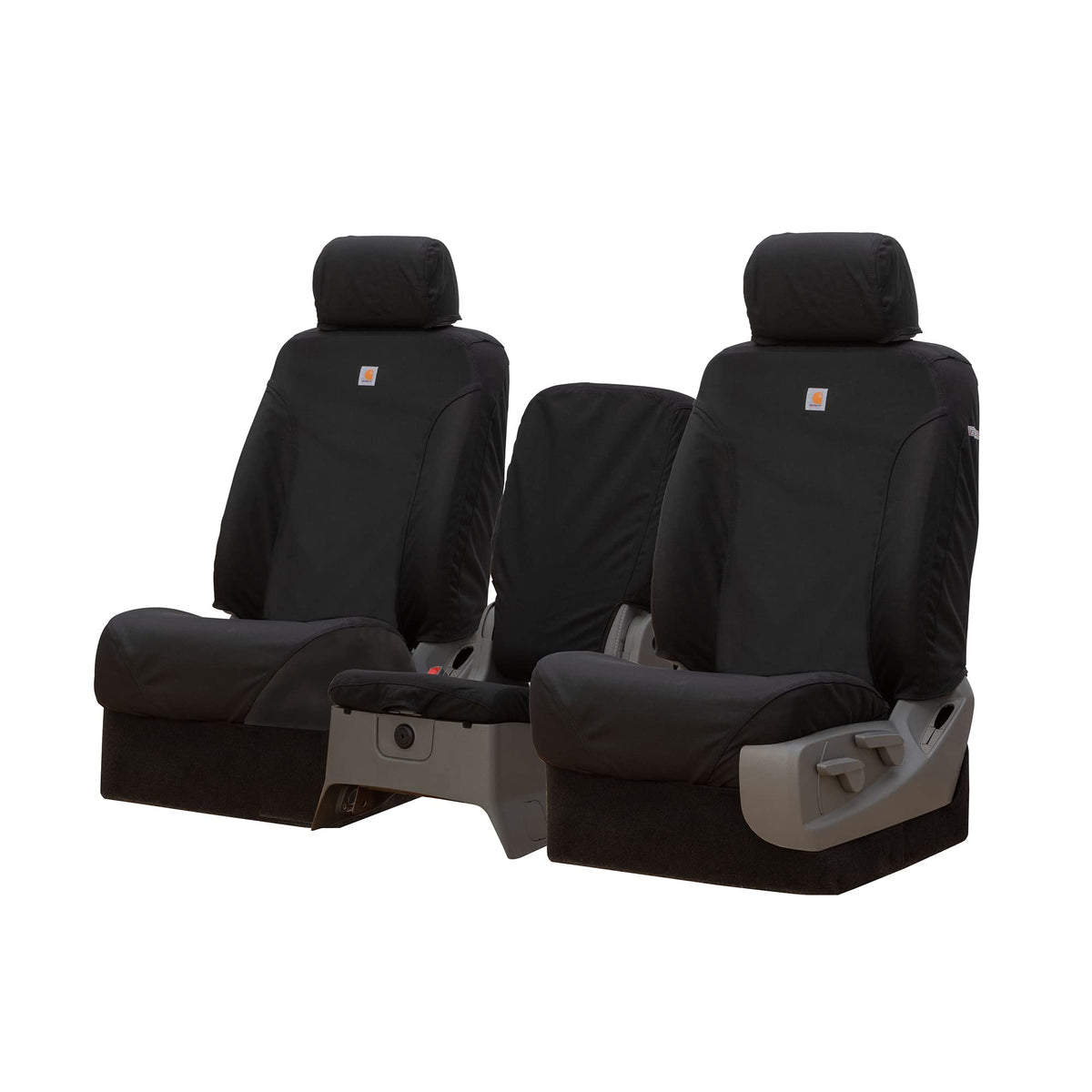 Covercraft SSC3480COBK Covercraft Carhartt Super Dux SeatSaver Custom Seat Covers – SSC3480COBK – 1st Row 40/20/40 Bench Seat – Compatible with 2019-2020 Ford F-150, 2019-2022 F-250/F-350/F-450/F-550 – Black