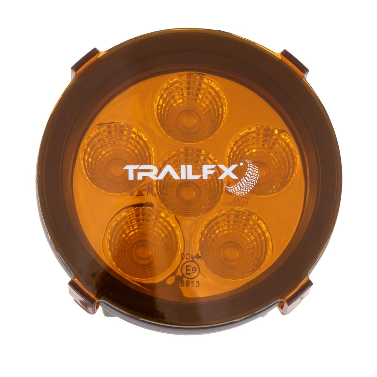 TRAILFX 3RNDF1 TrailFX 3RNDF1 Round Lights LED Utility Work Light 3.5 Inch 18W Flood Beam 1440 Raw Lumens Black Aluminum IP67 and IP69K Pedestal Mount with Bracket and Installation Hardware