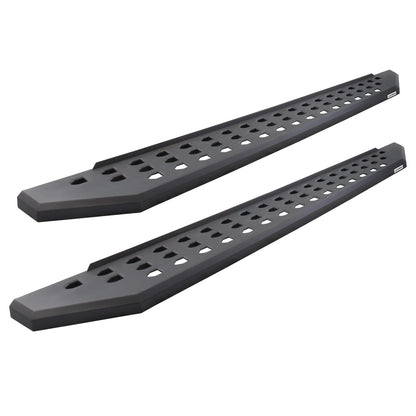 GO RHINO 6941068720PC Go Rhino RB20 Running Boards, Mounting Brackets, & 2 Pair of Drop Steps | Galvanized Steel, Textured Black | 6941068720PC | Fits 2010-2024 Ram 2500/3500 Crew Cab & 2009-2014 RAM 1500 Crew Cab