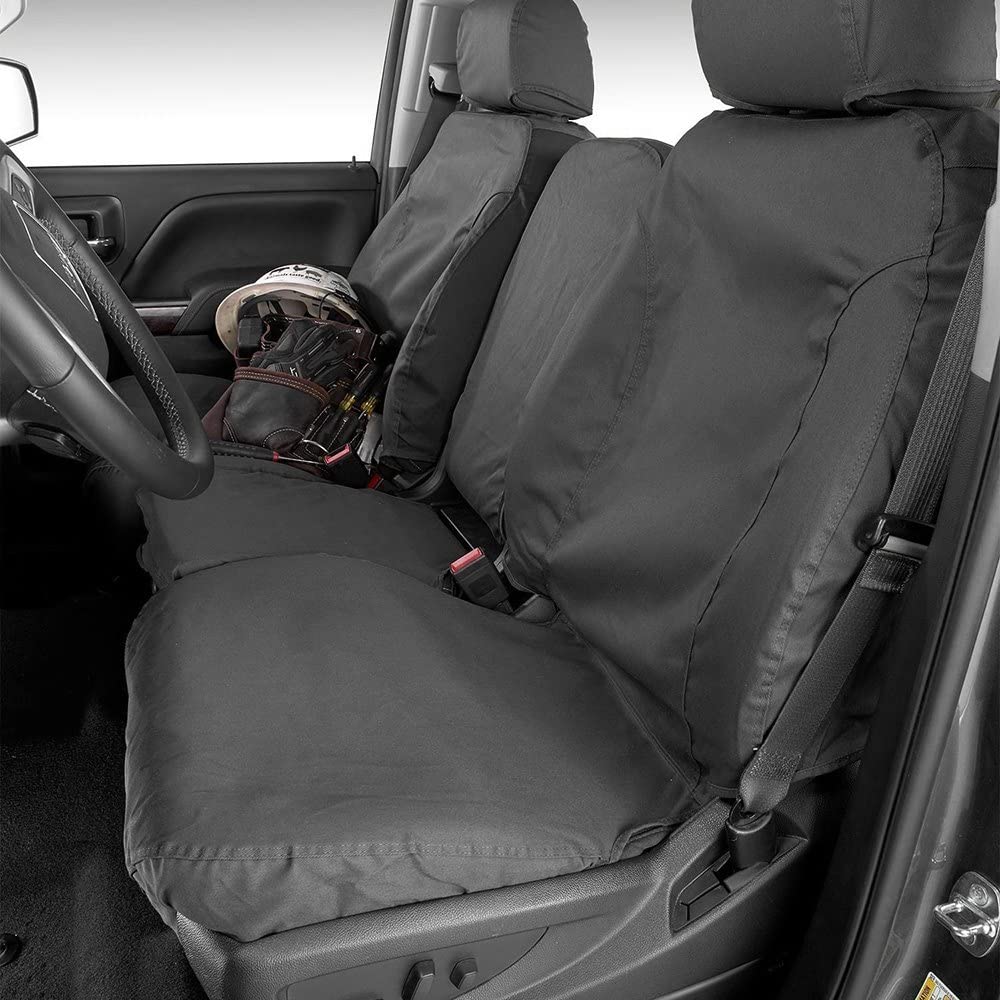 COVERCRAFT SS2454PCCH Covercraft SeatSaver Front Row Custom Fit Seat Cover for Select Dodge Journey Models - Polycotton (Charcoal)