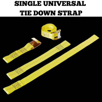 ROADMASTER 2150 Roadmaster 2150 Single Universal Tie Down Strap | Compatible with Tires up to 30" Diameter & 11" Tread Width | 2" Wide Nylon Webbing | 5,000 Pound Capacity | Secures Vehicle to Tow Dolly