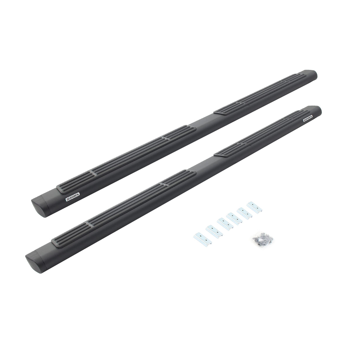 GO RHINO 660087T Go Rhino 6" OE Xtreme SideSteps | 87", Galvanized Steel, Textured Black | 660087T