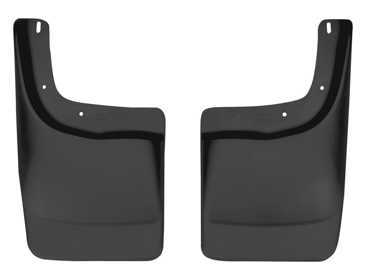 Husky Liners - Rear Mud Guards | 1997-2004 Ford F150 Standard/SuperCab w/OE Fender Flares, Rear Set - Black, 2 Pc. | 57411