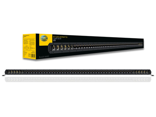 HELLA 358197331 Hella Black Magic Tough 50 Inch Slim LED Lightbar- Performance High Beam Off-Road Light for Pickup Trucks, ATV, SUV, 4x4, Jeep, Tractors / 358197331