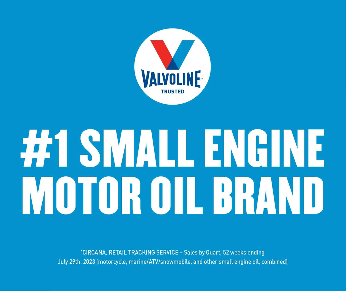 VALVOLINE 899557 Valvoline 4-Stroke Marine Full Synthetic Engine Oil 1 Quart (Pack of 6)
