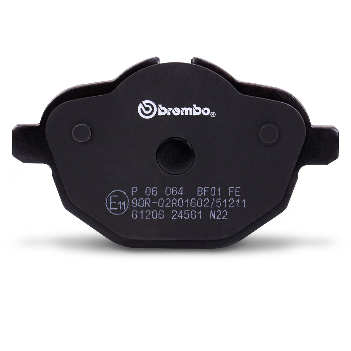 BREMBO P06064 Brembo P06064 Low-Met Rear Disc Brake Pad Set BMW/BMW (BRILLIANCE) OE# 34216796741