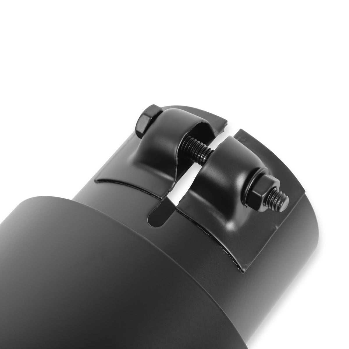 FLOWMASTER 15397B Flowmaster 15397B Exhaust Tip 3.5 Inch Angle Cut Black Ceramic Coated 304 Stainless Steel Fits 2.5 Inch Tubing 7 Inch Long - Clamp On