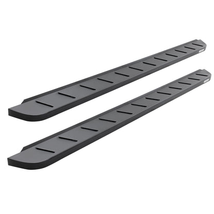 GO RHINO 63441734810PC RealTruck RB10 Running Board, Brackets, 1 Pair Drop Steps – Galvanized Steel, Textured Black – 63441734810PC – Fits 2017-2026 Ford F-250, F-350 Super Duty Standard Cab Pickup