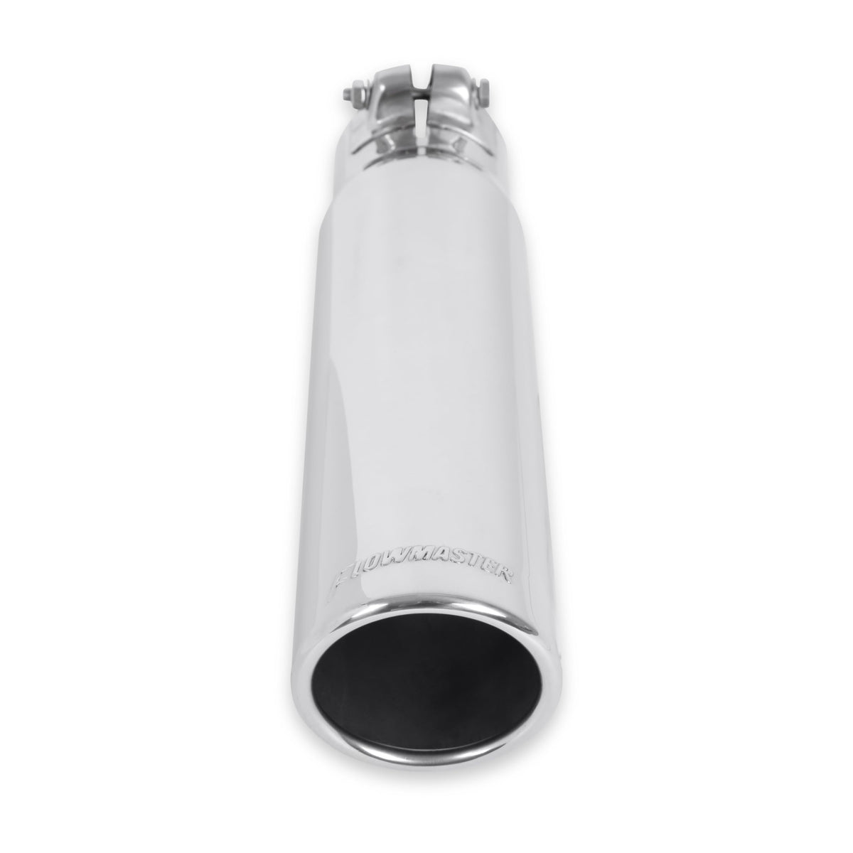 FLOWMASTER 15361 Flowmaster 15361 Exhaust Tip - 3.00 in. Rolled Angle Polished SS fits 2.50 in. Tubing - Clamp On