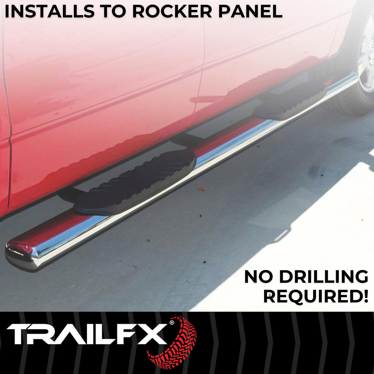 TRAILFX A1529S Trailfx A1529S 4'' OVAL STRAIGHT BAR RP