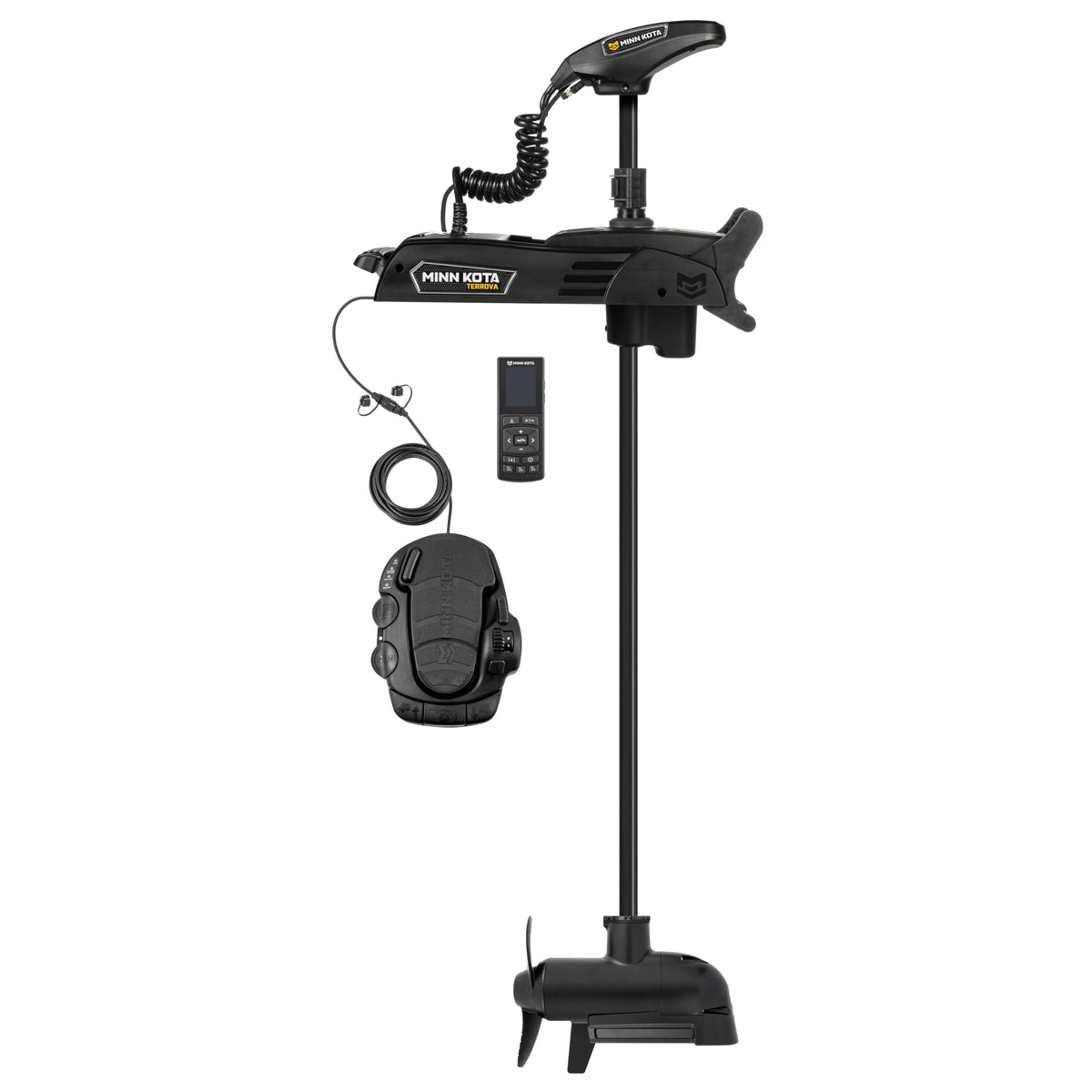 Minn Kota 1358211 Minn Kota Terrova QUEST Brushless Bow-Mount Electric Trolling Motor with MEGA Side Imaging – 90/115 Lb. Thrust, 60 In. Shaft, Freshwater