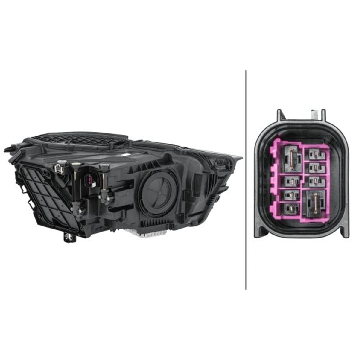 Hella 354870051 HLMP LED/HALO LH SAE W/O DRL SIGNATURE