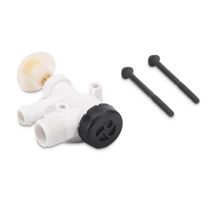 DOMETIC 385314349 Genuine Dometic OEM Toilet Water Valve Assembly | Screws Included | Simple RV Toilet Repair or Replacement - (385314349)