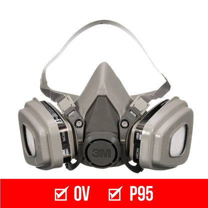 3M 54251 3M OV/P95 Paint Project Respirator 6211, Reusable Respirator, Medium, 1-Kit