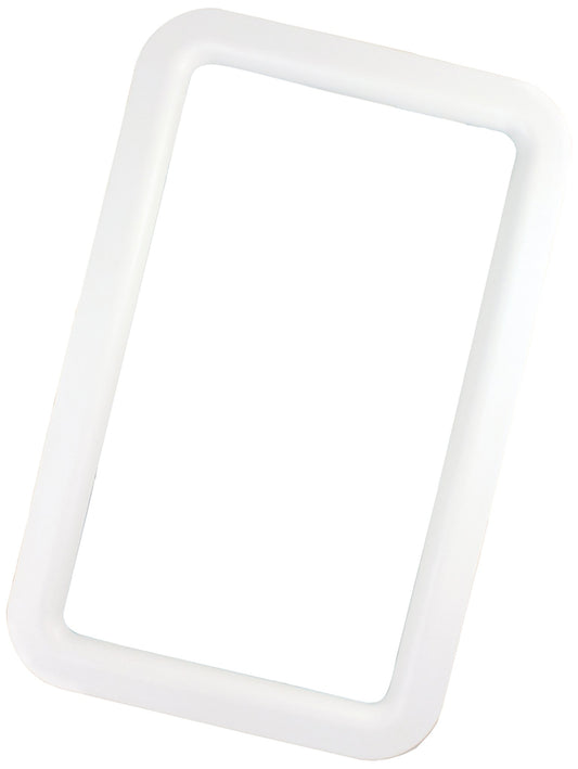 JR PRODUCTS 11011 JR Products 11011 White RV Deluxe Entry Door Window Frame