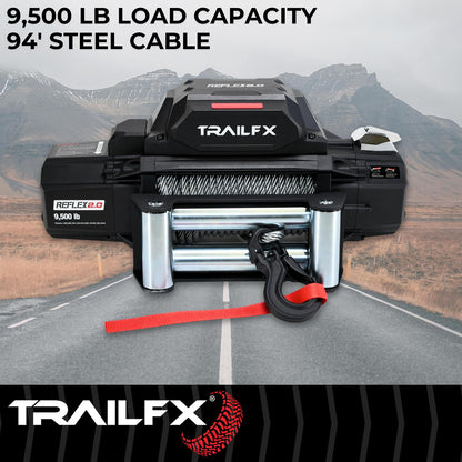 TRAILFX WR295B Trailfx WR295B REFLEX 2.0 WINCH 9.5K WIRE