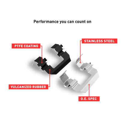 Dynamic Friction 1551-1116-11 DFC Front 5000 Advanced Brake Pads