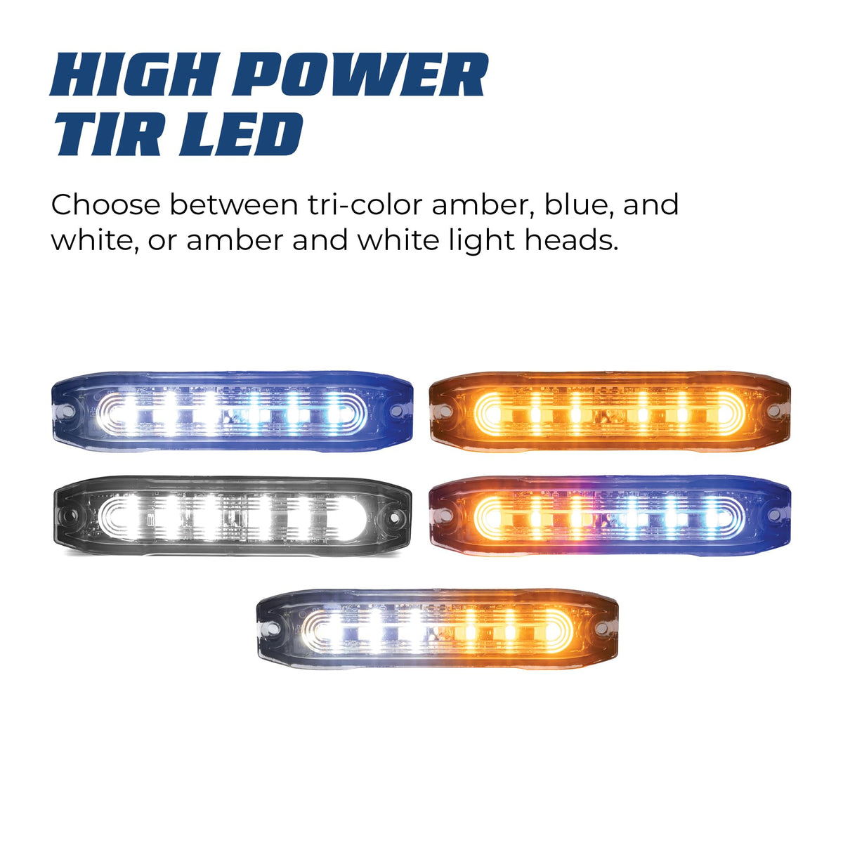PUTCO 950204 Putco Stinger Lighthead Strobe kit with Amber and White LEDs - 1 Pack