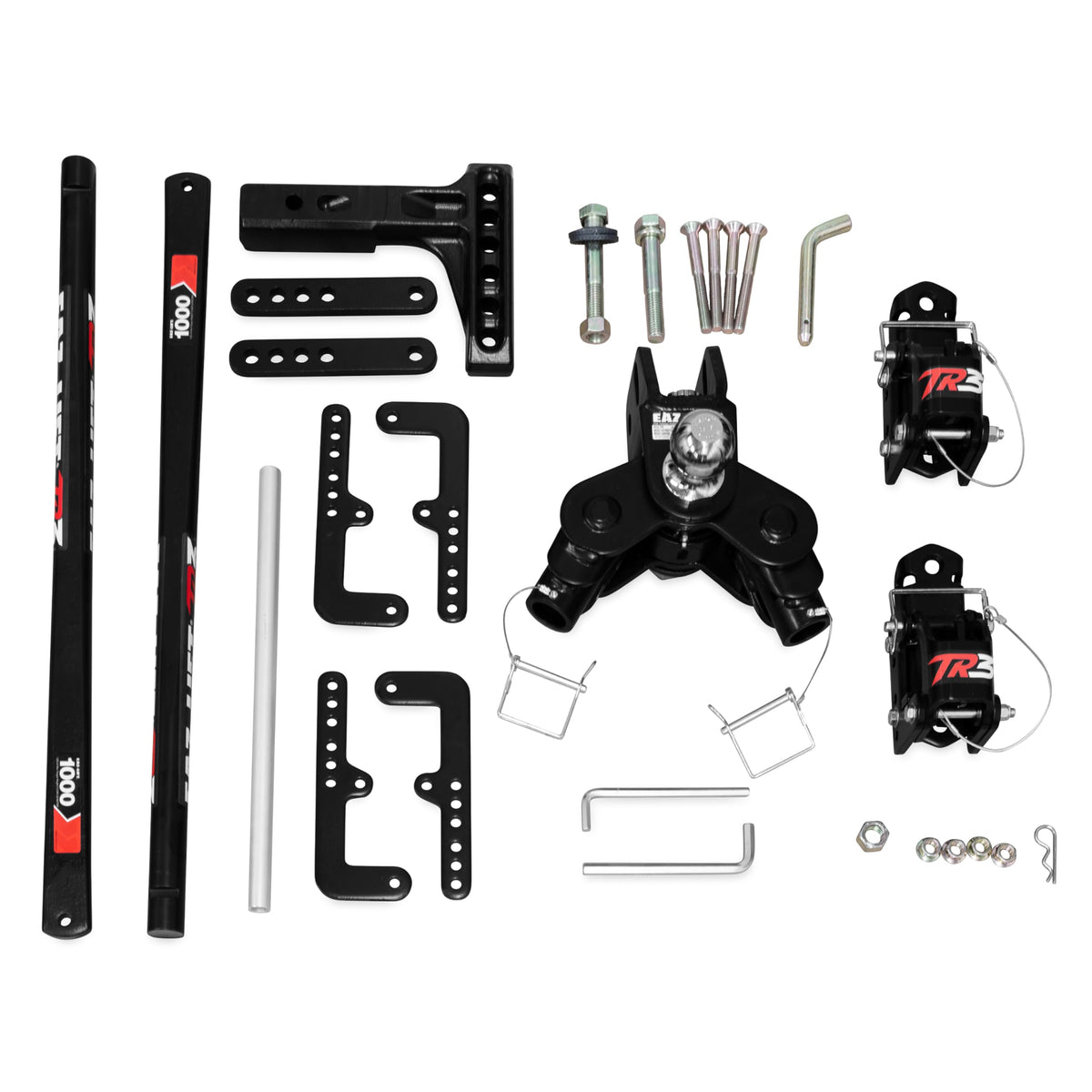 CAMCO 48900 Camco Eaz-Lift TR3 Weight Distribution Hitch Kit with Dynamic Sway Control, 1000 lb