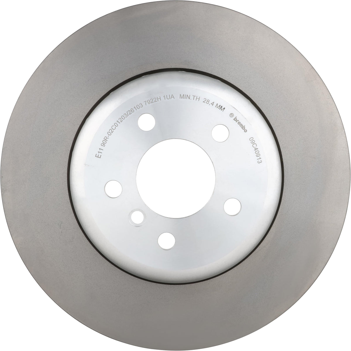 BREMBO 09C40913C02 Brembo 09.C409.13 Composite two piece UV Coated vented Front Brake Rotor BMW/BMW (BRILLIANCE) OE# 34116775277
