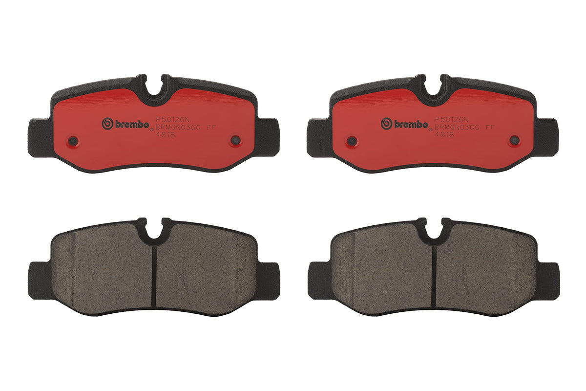BREMBO P50126N Brembo P50126N Premium Ceramic Rear Disc Brake Pad Set MERCEDES-BENZ OE# A4474200320