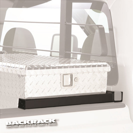 Backrack 30167TB RealTruck BACKRACK Hardware Kit for use w/ 21" Toolbox, Black, No Drill – 30167TB – Fits 2019-2025 RAM 1500 5.5' Bed w/o RAMbox Cargo MGMT