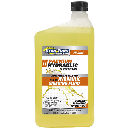 STAR BRITE 18532 STAR BRITE Hydraulic Steering Fluid, Synthetic Blend, ISO 15, Marine-Grade