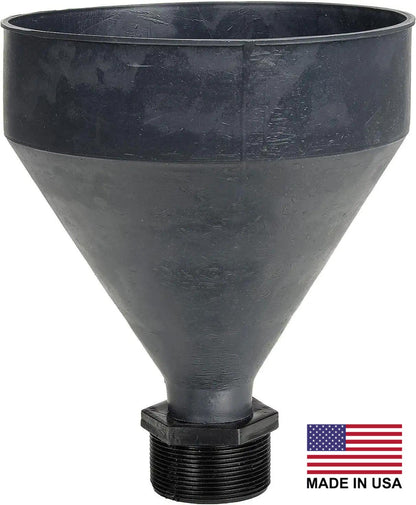 WIRTHCO 32400 Funnel King 32400 3 Quart Drum Funnel with 2 Inch Threaded Spout, 9-3/16 in Tall, 7-1/2 in Top ID, 250 Degree Max Temp