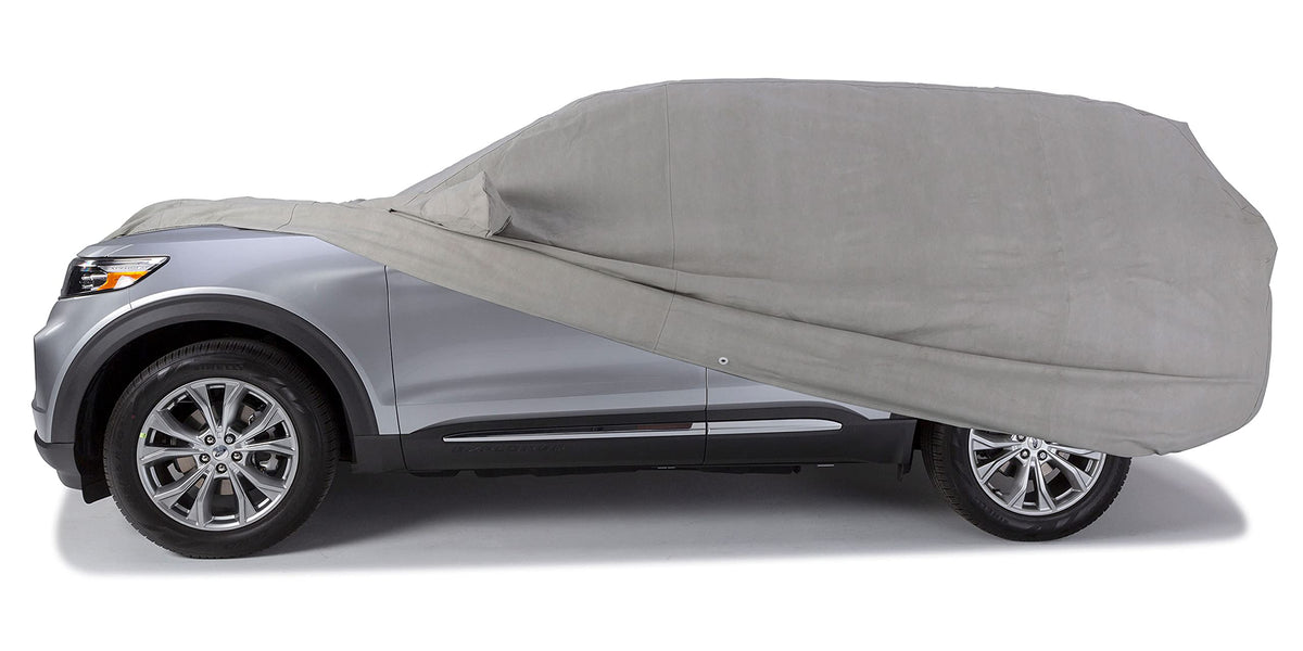 COVERCRAFT C17794MC Covercraft Custom 3-Layer Moderate Climate Car Cover | C17794MC | Compatible with: 2015-2019 Ford Mustang Coupe (Excludes Shelby GT350/GT500 Models) | Gray