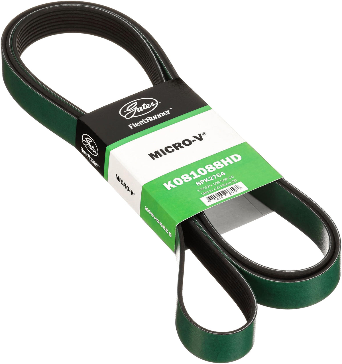 Gates K081088HD Fleet Runner Heavy Duty Micro V Serpentine