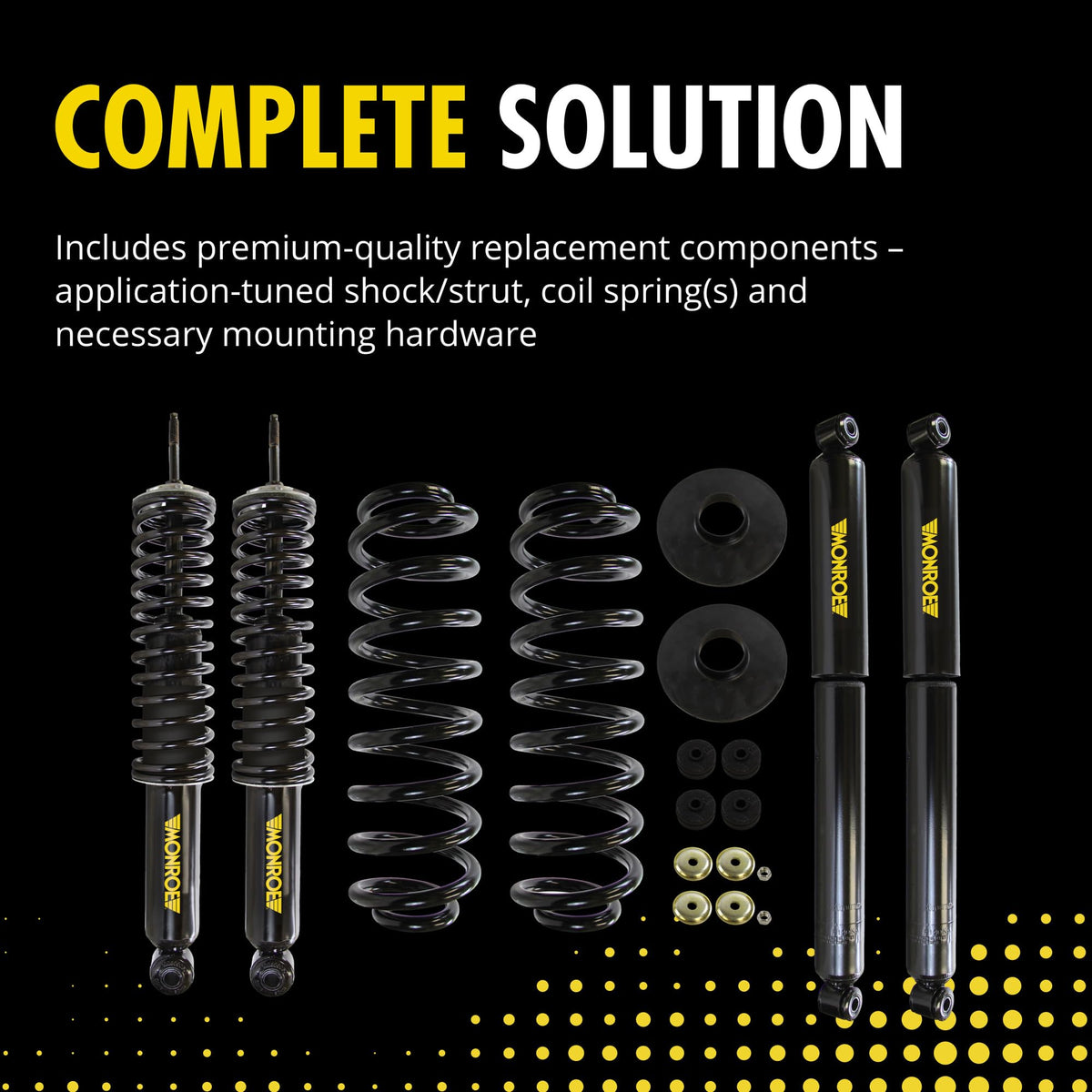 MONROE 90028C2 Monroe 90028C2 Air Spring to Coil Spring Conversion Kit for Ram 1500