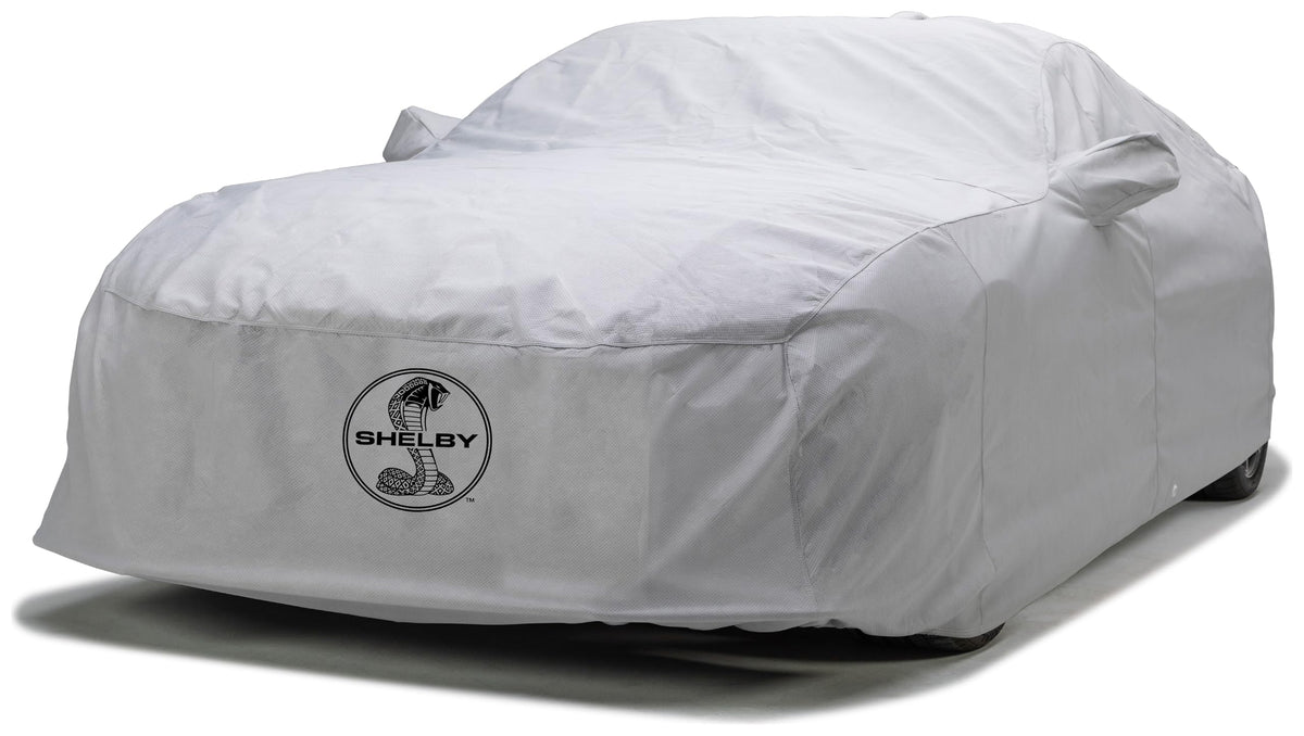 COVERCRAFT C17902FO120AC Premium All-Weather 5-Layer Softback Car Cover with Shelby Snake Logo – OEM-Approved, UV & Dust Protection, Custom Fit for Shelby Vehicles
