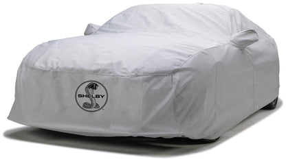 COVERCRAFT C17902FO120AC Premium All-Weather 5-Layer Softback Car Cover with Shelby Snake Logo – OEM-Approved, UV & Dust Protection, Custom Fit for Shelby Vehicles