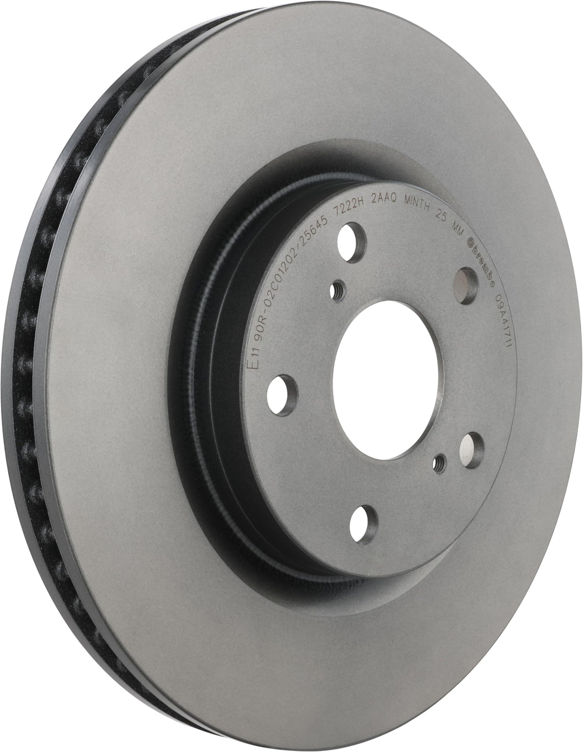 BREMBO 09A41711C02 Brembo 09.A417.11 UV Coated vented Front Brake Rotor EMGRAND/ENGLON/GLEAGLE/LEXUS/TOYOTA/TOYOTA (FAW)/TOYOTA (GAC) OE# 4351242050